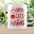Coffee Cats And Books Lover Reading Graphic Print Coffee Mug Gifts ideas