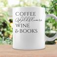 Coffee Wildflowers Wine & Books Graphic Print Coffee Mug Gifts ideas