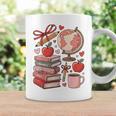 Coquette Teacher School Supplies Bows Books Globe Apple Cute Graphic Print Coffee Mug Gifts ideas Coquette Teacher School Supplies Bows Books Globe Apple Cute Graphic Print Coffee Mug Gifts ideas