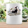 Cute Cat Flower Garden Book Kitty Reading Floral Graphic Print Coffee Mug Gifts ideas Cute Cat Flower Garden Book Kitty Reading Floral Graphic Print Coffee Mug Gifts ideas