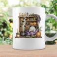 Cute Halloween Bookshelf Premium Tri-Blend Graphic Print Coffee Mug Gifts ideas