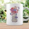 Cute Octopus Bookworm Fun Reading Tee For Book Lovers Graphic Print Coffee Mug Gifts ideas