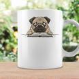 Cute Pug Dog Reading Book Love To Read Graphic Print Coffee Mug Gifts ideas