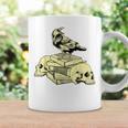 Dark Academia Aesthetic Raven Crow On Old Books Skull Goth Graphic Print Coffee Mug Gifts ideas Dark Academia Aesthetic Raven Crow On Old Books Skull Goth Graphic Print Coffee Mug Gifts ideas