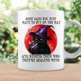 Some Days You Just Have To But On Cat Witch Reading Book Graphic Print Coffee Mug Gifts ideas