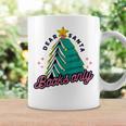 Dear Santa Books Only Christmas Book Tree Graphic Print Coffee Mug Gifts ideas