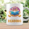 Donut Stop Reading Cute Book Reader Bookworm Donut Day Graphic Print Coffee Mug Gifts ideas