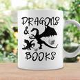 Dragons & Books Reading Graphic Print Coffee Mug Gifts ideas