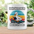 Ducks Books Lover Easily Distracted By Ducks & Books Graphic Print Coffee Mug Gifts ideas