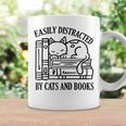 Easily Distracted By Cats And Books Shirt Cat And Book Lover Raglan Baseball Tee Graphic Print Coffee Mug Gifts ideas Easily Distracted By Cats And Books Shirt Cat And Book Lover Raglan Baseball Tee Graphic Print Coffee Mug Gifts ideas