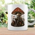Floral Mushroom Skeleton Reading Books Gothic Humor Graphic Print Coffee Mug Gifts ideas Floral Mushroom Skeleton Reading Books Gothic Humor Graphic Print Coffee Mug Gifts ideas