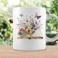 Flowers Gardening And Book Reading Lover Graphic Print Coffee Mug Gifts ideas