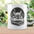 French Bulldog Reading Book Coffee Sky Glasses Graphic Print Coffee Mug Gifts ideas