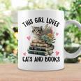 This Girl Loves Cats And Books Cat Watercolor Graphic Print Coffee Mug Gifts ideas This Girl Loves Cats And Books Cat Watercolor Graphic Print Coffee Mug Gifts ideas