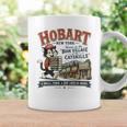 Hobart NY Book Village Of Catskills Vintage Mascot Logo Graphic Print Coffee Mug Gifts ideas