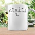 Humor Cats Books And Tea Graphic Print Coffee Mug Gifts ideas