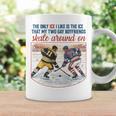 Ice Hockey Romance Reader Book Lover Reading Smut Smutty Graphic Print Coffee Mug Gifts ideas