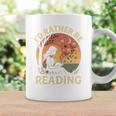 I'd Rather Be Reading Book Lover Vintage Sunset Apparel Premium Tri-Blend Graphic Print Coffee Mug Gifts ideas