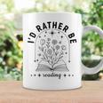 I’d Rather Be Reading Minimal Book Lover Arch Graphic Print Coffee Mug Gifts ideas