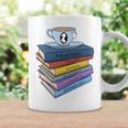 Jane Austen Books And Tea Graphic Print Coffee Mug Gifts ideas
