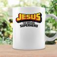 Jesus The Original Superhero Comic Book Christian Faith Graphic Print Coffee Mug Gifts ideas