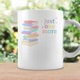 Just One More Chapter Cozy Pastel Bookworm Cute Book Reader Premium Tri-Blend Graphic Print Coffee Mug Gifts ideas