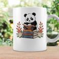 Kawaii Panda Book Lover Reading Books Panda Librarian Graphic Print Coffee Mug Gifts ideas
