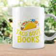 Let's Taco About Books Mexican Pun Bookworm Premium Tri-Blend Graphic Print Coffee Mug Gifts ideas