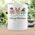 Librarian Merry Christmas Books Santa Hat Reindeer Elf Xmas Graphic Print Coffee Mug Gifts ideas