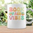 Library Book Fair Vibe Groovy Retro School Reading Nostalgic Graphic Print Coffee Mug Gifts ideas