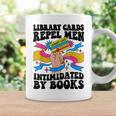 Library Cards Repel Men Intimidated By Books Sassy Reader Graphic Print Coffee Mug Gifts ideas