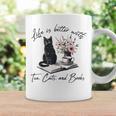 Life Better With 2 Cats Books Kitten Kitty Women Girls Kids Graphic Print Coffee Mug Gifts ideas Life Better With 2 Cats Books Kitten Kitty Women Girls Kids Graphic Print Coffee Mug Gifts ideas