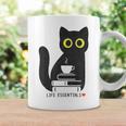 Life Essentials Witty Grungy Noisy Book Tea And Cat Graphic Print Coffee Mug Gifts ideas Life Essentials Witty Grungy Noisy Book Tea And Cat Graphic Print Coffee Mug Gifts ideas