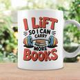 Lift So I Can Carry More Books Reading Lovers Reader Workout Premium Tri-Blend Graphic Print Coffee Mug Gifts ideas