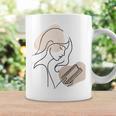 Line Art Abstract Minimalist Minimal For Book Lover Women Graphic Print Coffee Mug Gifts ideas