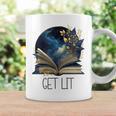 Lets Get Lit Book ShirtGet Lost In a Book SignFloral Book Graphic Print Coffee Mug Gifts ideas