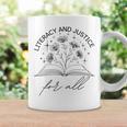 Literacy And Justice For All Protect Libraries Banned Books Graphic Print Coffee Mug Gifts ideas