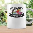 Literary Gangster Book Lover Bookish Bookworm Reader For Her Graphic Print Coffee Mug Gifts ideas