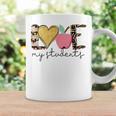 Love My Students Book Pencil Apple Back To School Graphic Print Coffee Mug Gifts ideas