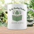 Lucky Reading Teacher Shamrocks And Stories Book Women Men Graphic Print Coffee Mug Gifts ideas