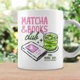 Matcha & Books Club Green Tea Latte Lovers Graphic Print Coffee Mug Gifts ideas