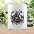 Morally Grey Book Club Gothic Skeleton And Raven Vintage Premium Tri-Blend Graphic Print Coffee Mug Gifts ideas Morally Grey Book Club Gothic Skeleton And Raven Vintage Premium Tri-Blend Graphic Print Coffee Mug Gifts ideas