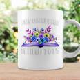 A New Chapter Begins Retired 2025 Floral Book Retirement Graphic Print Coffee Mug Gifts ideas