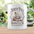 North Pole Readers Club Bookish Xmas Santa Book Reading Graphic Print Coffee Mug Gifts ideas