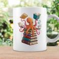 Octopus Book Reading Book Reader Ocean Octopus Premium Tri-Blend Graphic Print Coffee Mug Gifts ideas