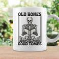 Old Bones Good Tomes Skeleton Reading Bookworm Book Lovers Graphic Print Coffee Mug Gifts ideas Old Bones Good Tomes Skeleton Reading Bookworm Book Lovers Graphic Print Coffee Mug Gifts ideas