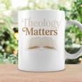 Theology Matters Open Book Graphic Print Coffee Mug Gifts ideas