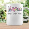 Peace Love Books Pastel Reading Heart Art For Book Lovers Graphic Print Coffee Mug Gifts ideas Peace Love Books Pastel Reading Heart Art For Book Lovers Graphic Print Coffee Mug Gifts ideas