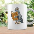 Pigeon Reading Book Bird Joke Humor Premium Tri-Blend Graphic Print Coffee Mug Gifts ideas