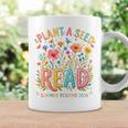 Plant A Seed Read Library Summer Reading 2026 Floral Book Graphic Print Coffee Mug Gifts ideas